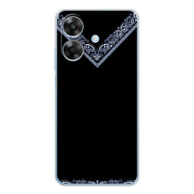 Силиконовый Чехол на Realme Note 60x (Воротник вышиванки)