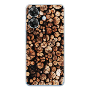 Текстурный Чехол для Realme Note 60x – Дрова