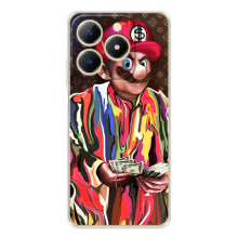 Бренднові Чохли для RealMe Note 70 - (PREMIUMPrint) (Mario LV)