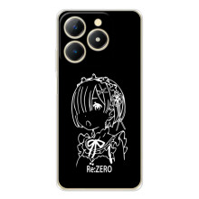 Чехлы Персонажи Аниме Наруто для RealMe Note 70 (AlphaPrint) – Re: Zero