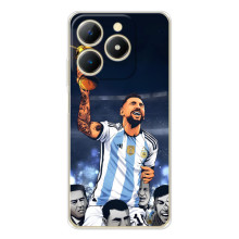 Чохли для RealMe Note 70 (Leo чемпіон) (AlphaPrint) (Мессі з кубком)