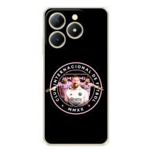 Чехлы для РеАлМe Нота 70 - Лео Месси Маями (Месси в лого)