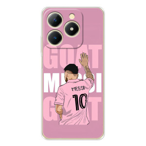Чехлы Лео Месси в Майами на RealMe Note 70 (GOAT MESSI)