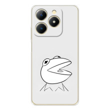 Чехлы с картинкой  Жаба Мем на RealMe Note 70 – Арт Жаба