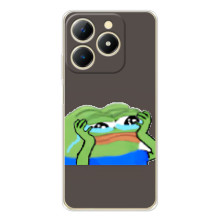Чехлы с картинкой  Жаба Мем на RealMe Note 70 – Плач лягушки