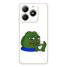 Чехлы с картинкой  Жаба Мем на RealMe Note 70