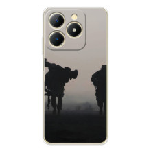 Чехлы на военную тематику для RealMe Note 70 (Бой солдат)