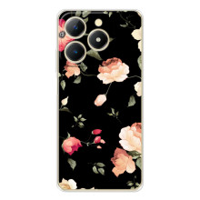 Чехлы с Цветами для RealMe Note 70 (VPrint) (Розочки)