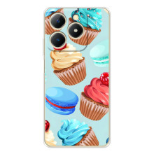 Чехлы с Фруктами для RealMe Note 70 (VPrint) – Кексики