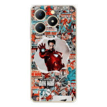 Чехлы с героями Марвел RealMe Note 70 (VPrint) (Айронмен)