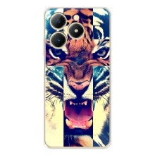 Чехлы с изображением разных животных для RealMe Note 70 (Яркий Тигр)