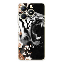 Чехлы с картинками животных RealMe Note 70 (Стильный ТИГР)