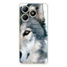 Чехлы с картинками животных RealMe Note 70 (Волк)