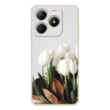 Чехлы с картинкой (Тюльпаны) на Реалми Ноты 70 – Букет тюльпанов