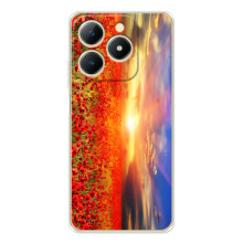 Чехлы с картинкой (Тюльпаны) на Реалми Ноты 70