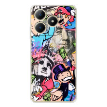 Чохли з крутими принтами для RealMe Note 70 - (PREMIUMPrint) (Monopoly man)