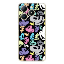 Чехлы с принтом Микки Маус на RealMe Note 70 (Цветной Микки Маус)