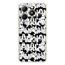 Чехлы с принтом Микки Маус на RealMe Note 70 (Коллаж Микки Маус)