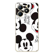 Чехлы с принтом Микки Маус на RealMe Note 70 (Мордочка Маус)