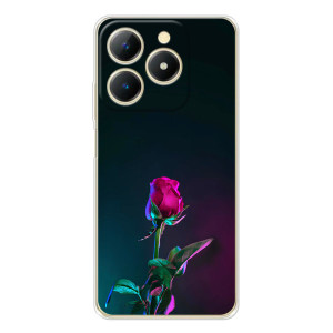 Чехлы с принтом Розочки для RealMe Note 70 – Ночная роза