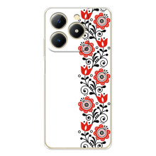 Чохол для Патріота України RealMe Note 70 - (AlphaPrint) (Яскрава вишиванка)