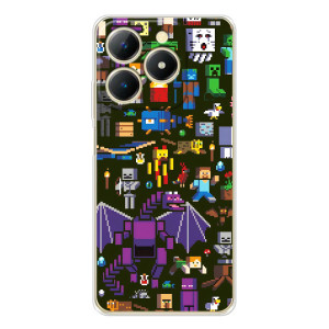 Чохол Майнкрафт на RealMe Note 70 (AlphaPrint) Minecraft