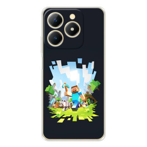 Чохол Майнкрафт на RealMe Note 70 (AlphaPrint) Minecraft