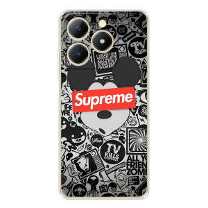 Чохол з Брендами одягу на РеAlMe Ноте 70 – Supreme Маус