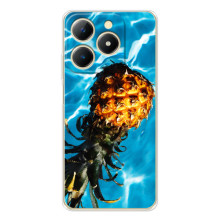 Чехол с изображением  вкусной еды для RealMe Note 70 – Ананас