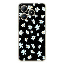 Чехол с ромашками на RealMe Note 70 – Маленькие ромашки