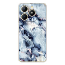 Чехол с текстурой Мрамора на Реалми Ноты 70 (Изумрудный мрамор)