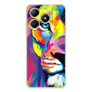 Чохол з картинкою ЛЕВ для RealMe Note 70 (VPrint)