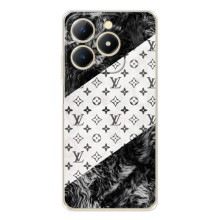 Чохол Стиль Louis Vuitton на RealMe Note 70 (LV на білому)