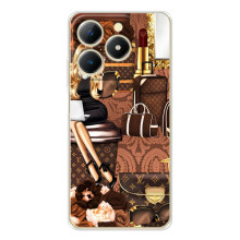 Чохол Стиль Louis Vuitton на RealMe Note 70 (Мода Луі Віттон)