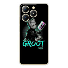 Чехол Супергерои Марвел на Реалми Ноты 70 (Groot)