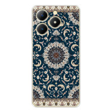 Чехол с принтом Ковер для RealMe Note 70 – Синий ковер