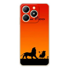 Чехол Король лев на РеАлМe Нота 70 (Акуна Матата)