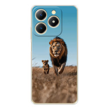 Чехол Король лев на РеАлМe Нота 70 (Мусафа и Симба)