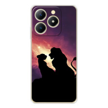Чехол Король лев на РеАлМe Нота 70 (Симба и Налу)