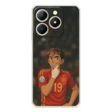 Чехол с футболистом Ламин Ямаль RealMe Note 70 – Ямаль аниме