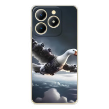 Чехол с мемом Тралалело тралала на RealMe Note 70 – Бомбардини гусини