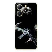 Чехол с украинским воином на RealMe Note 70 (Украинский снайпер)