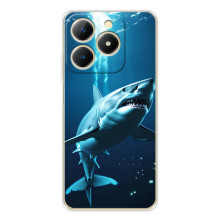 Чехол с картинкой «Хищники» для RealMe Note 70 (Акула)