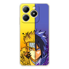 Купить Чехлы на телефон с принтом Anime для RealMe Note 70 (Naruto Vs Sasuke)