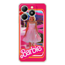 Силиконовый Чехол Барби Фильм на RealMe Note 70 (Барби Марго)