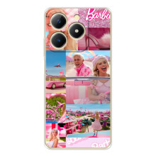 Силиконовый Чехол Барби Фильм на RealMe Note 70 (Барби стиль)