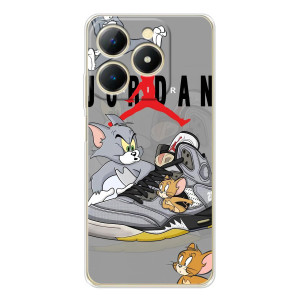 Силиконовый Чехол Nike Air Jordan на Реалми Ноты 70 – Air Jordan