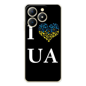 Силіконовий Чохол  на RealMe Note 70 (Я-Україна) (I Love UA)