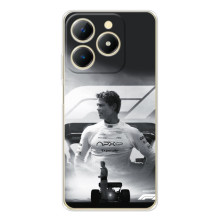 Чехол с прнтом Формула 1 на RealMe Note 70 – Фон Формула-1