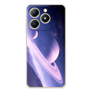 Чехлы КОСМОС для Realme Note 70T – Планета в космосе